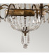 Bellini 6 Light Chandelier British Bronze Finish E14-5