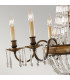 Bellini 6 Light Chandelier British Bronze Finish E14-6