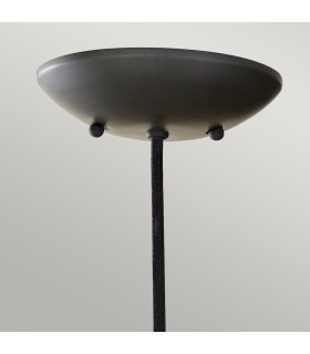 Beso 1 Light Dome Ceiling Pendant Dark Bronze E27-2