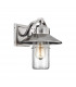Boynton 1 Ligth Small Outdoor Wall Lantern Painted Brushed Steel IP44-1