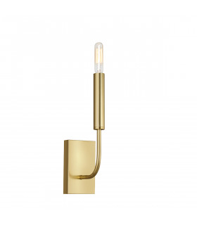 Brianna 1 Light Wall Light Burnished Brass E14-2
