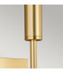 Brianna 1 Light Wall Light Burnished Brass E14-4