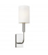 Brianna 1 Light Wall Light Polished Nickel E14-1