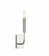 Brianna 1 Light Wall Light Polished Nickel E14-2