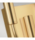 Brianna 2 Light Wall Light Burnished Brass E14-3