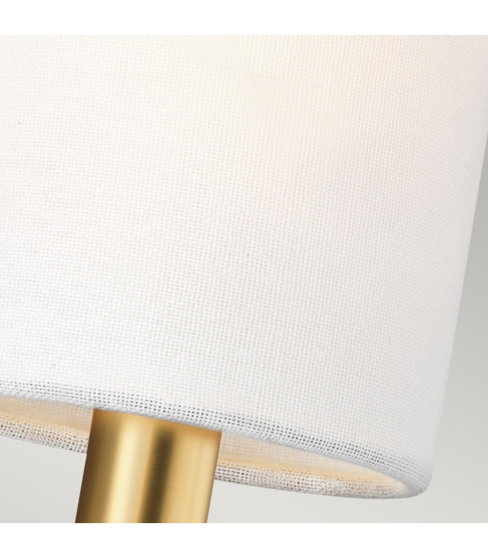 Brianna 2 Light Wall Light Burnished Brass E14-4