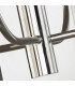 Brianna 2 Light Wall Light Polished Nickel E14-3