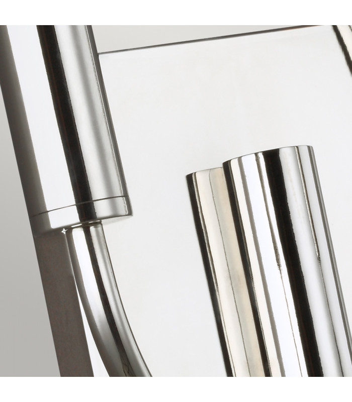 Brianna 2 Light Wall Light Polished Nickel E14-5