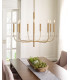 Brianna 9 Light Chandelier Burnished Brass E14-2