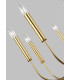 Brianna 9 Light Chandelier Burnished Brass E14-4