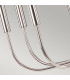 Brianna 9 Light Chandelier Polished Nickel E14-4