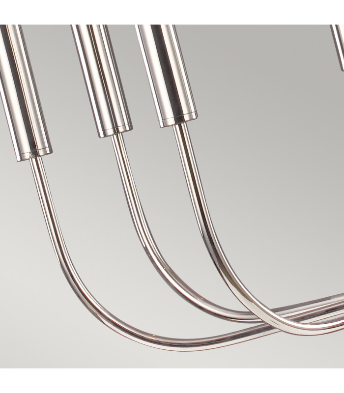 Brianna 9 Light Chandelier Polished Nickel E14-4