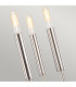 Brianna 9 Light Chandelier Polished Nickel E14-5