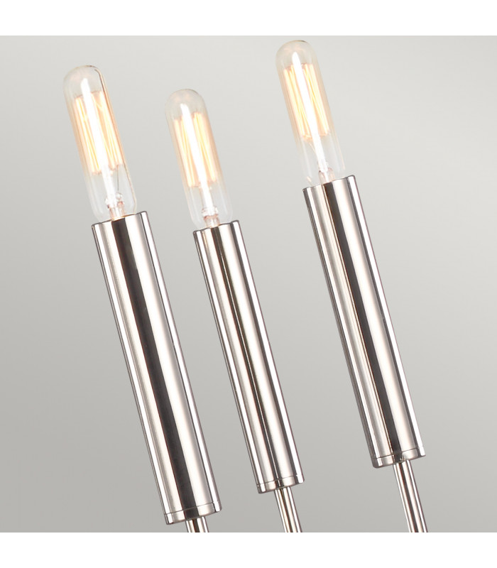 Brianna 9 Light Chandelier Polished Nickel E14-5