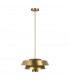 Brisbin 1 Light Pendant Burnished Brass E27-1