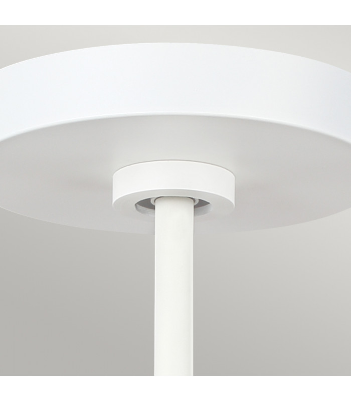 Brisbin 1 Light Pendant Matt White E27-3