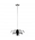 Brisbin 1 Light Pendant Polished Nickel E27-1