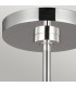 Brisbin 1 Light Pendant Polished Nickel E27-2