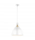 Brynne LED 1 Light Medium Dome Ceiling Pendant Chrome Brushed Steel-2