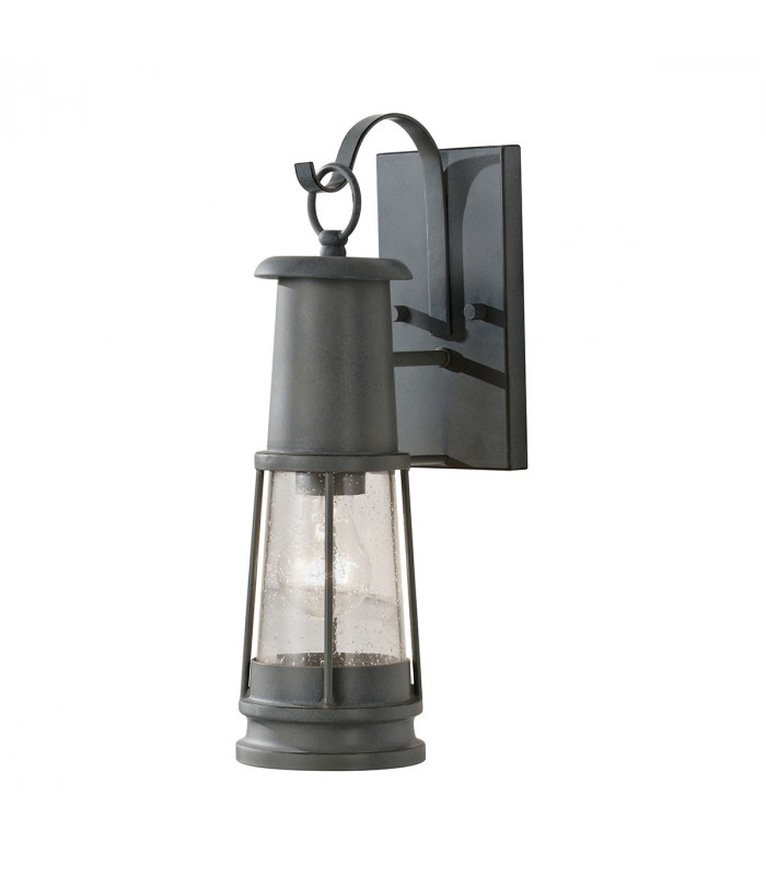 Chelsea Harbor 1 Light Outdoor Wall Lantern Storm Cloud IP44 E27-1