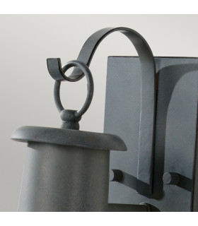 Chelsea Harbor 1 Light Outdoor Wall Lantern Storm Cloud IP44 E27-2