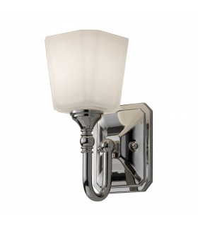 Concord 1 Light Bathroom Over Mirror Wall Light Polished Chrome IP44 G9-1