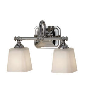 Concord 2 Light Bathroom Over Mirror Light Polished Chrome IP44 G9-1