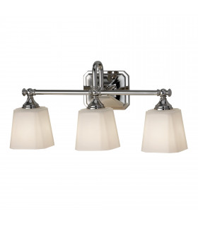 Concord 3 Light Bathroom Over Mirror Light Polished Chrome IP44 G9-1