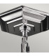 Corinne 3 Light Small Spherical Ceiling Pendant Polished Nickel E14-2