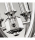 Corinne 3 Light Small Spherical Ceiling Pendant Polished Nickel E14-5