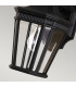 Cotswold Lane 1 Light Outdoor Small Wall Lantern Light Black IP44 E27-4