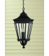 Cotswold Lane 3 Light Large Outdoor Ceiling Chain Lantern Black E14-2