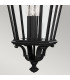 Cotswold Lane 3 Light Large Outdoor Ceiling Chain Lantern Black E14-5