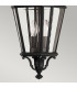 Cotswold Lane 2 Light Medium Outdoor Ceiling Chain Lantern Black E14-3