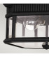 Cotswold Lane 2 Light Outdoor Flush Ceiling Light Black IP44 E27-5