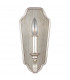 Dewitt 1 Light Indoor Candle Wall Light Silver E14-2
