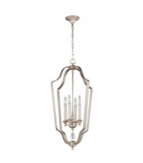 Dewitt 4 Light Ceiling Pendant Chandelier Silver E14-1