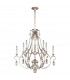 Dewitt 9 Light Chandelier Silver Finish E14-1