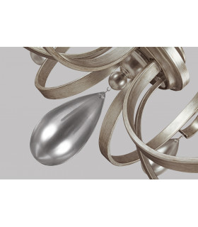 Dewitt 9 Light Chandelier Silver Finish E14-2