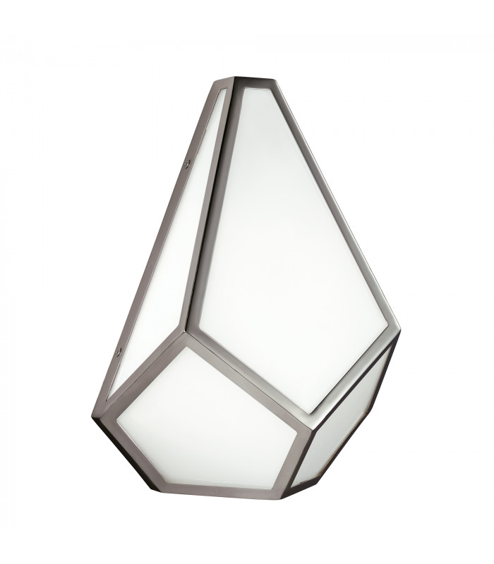 Diamond 1 Light Indoor Wall Light Polished Nickel E27