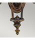 Drawing Room 2 Light Indoor Candle Wall Light Walnut E27-4