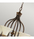 Drawing Room 6 Light Multi Arm Chandelier Walnut Finish E27-2