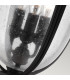 English Bridle 3 Light Large Outdoor Ceiling Chain Lantern Black E14-4