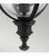 English Bridle 3 Light Large Outdoor Ceiling Chain Lantern Black E14-5