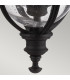 English Bridle 3 Light Medium Outdoor Ceiling Chain Lantern Black E14-5