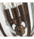 English Bridle 3 Light Medium Outdoor Ceiling Chain Lantern British Bronze E14-4