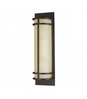 Fusion 2 Light Indoor Wall Light Bronze E27-1