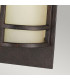 Fusion 2 Light Indoor Wall Light Bronze E27-3