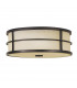 Fusion 3 Light Flush Mount Ceiling Light Bronze E27-1