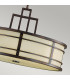 Fusion 3 Light Ceiling Pendant Bronze E27-2